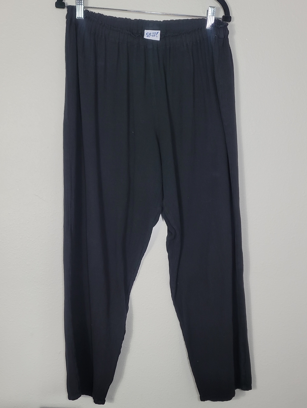 Oh My Gauze 100% Cotton Wide Leg Pants Size 3 XXL Plus Lagen Boho